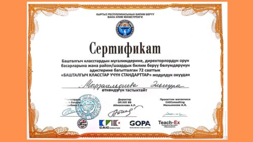 Мырзагелдиева Эльнура Кадырбековна