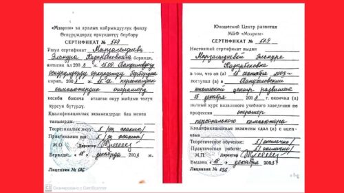 Мырзагелдиева Эльнура Кадырбековна