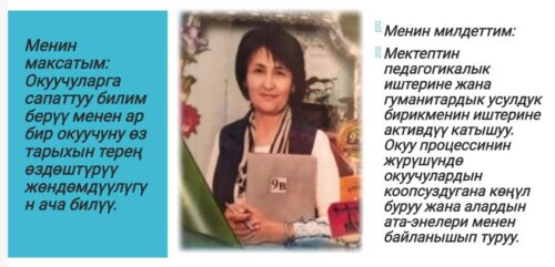 Карашова Айпарча Сабиржановна