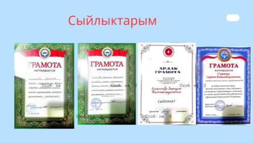 Сманова Зарина Кайпбердиевна