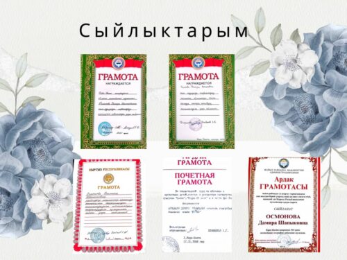 Осмонова Дамира Шапыковна