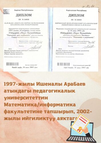 Токчулукова Айгуль Касымбековна